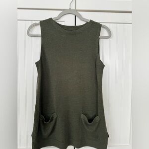 Banana Republic Olive Knit Top